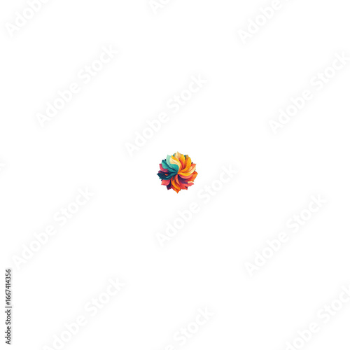 colorful kite on white background