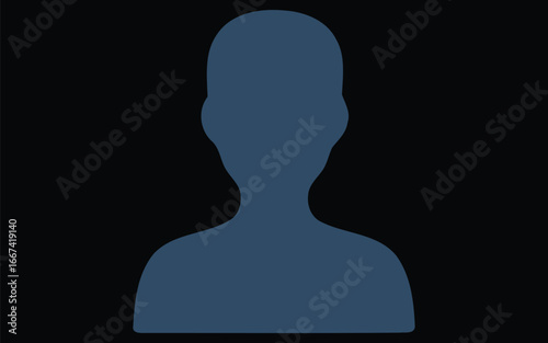 A simple silhouette of a head and shoulders, representing a generic user profile or avatar