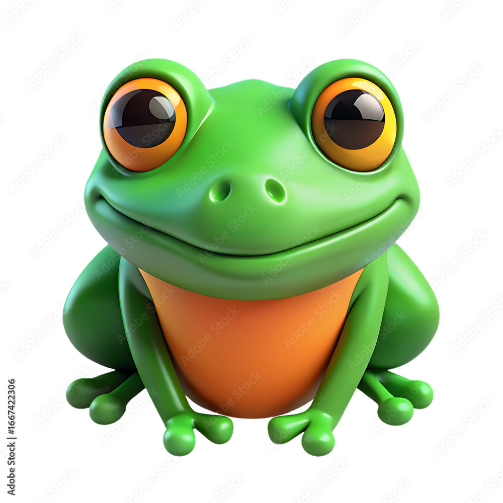 Fototapeta premium dolphin and fish isolated image 