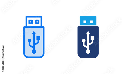 Usb icon vector illustration. Flash disk sign and symbol. flash drive sign.