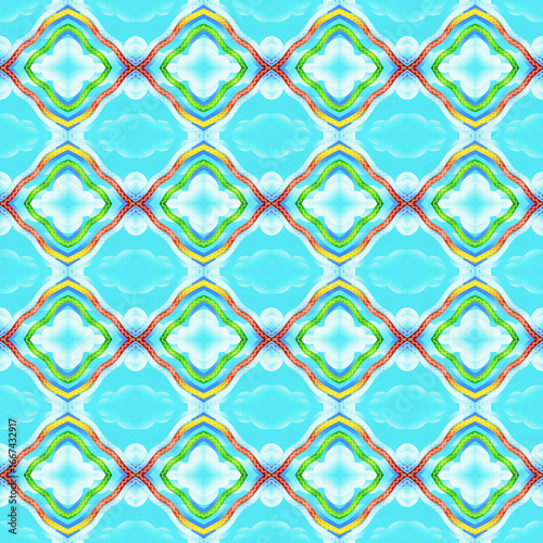 seamless pattern with geometric shapes, vector illustration