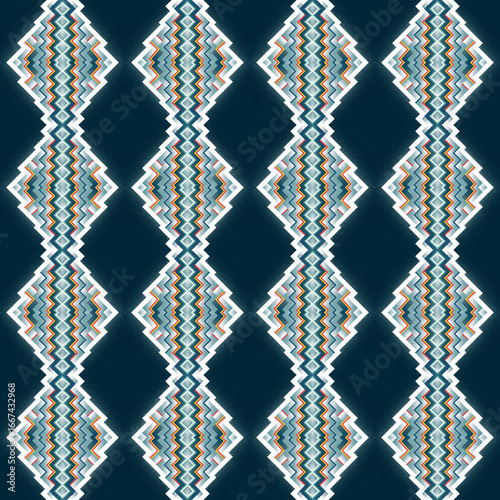 seamless pattern with geometric shapes, vector illustration