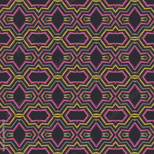 seamless pattern with geometric shapes, vector illustration