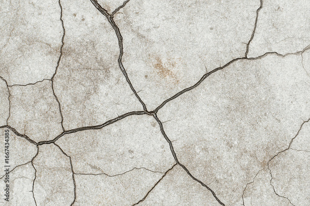 Obraz premium Cracked earth texture, arid landscape background
