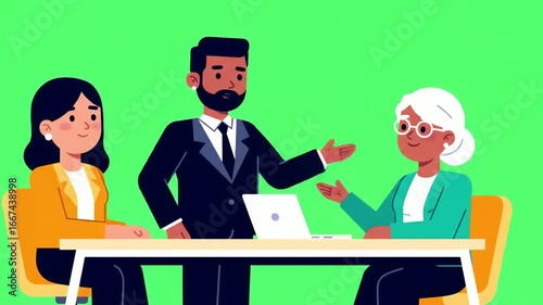 Diverse Business Team in Meeting, Animated Discussion