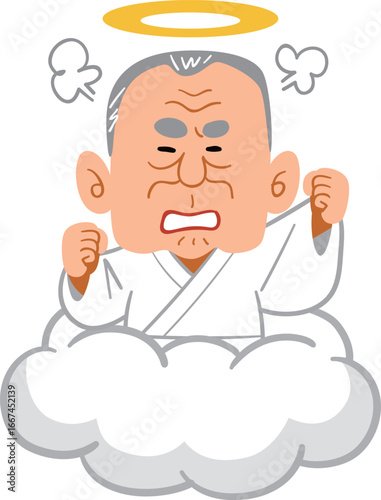 天国で怒るおじいちゃん