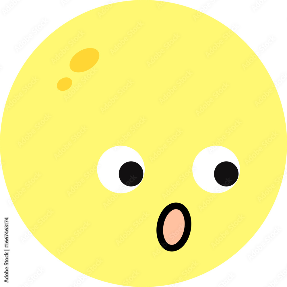 Fototapeta premium 놀란 보름달