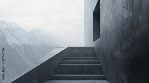 Flying Paper in White and Gray Tones – Minimal Abstract