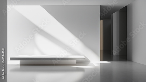 Flying Paper in White and Gray Tones – Minimal Abstract