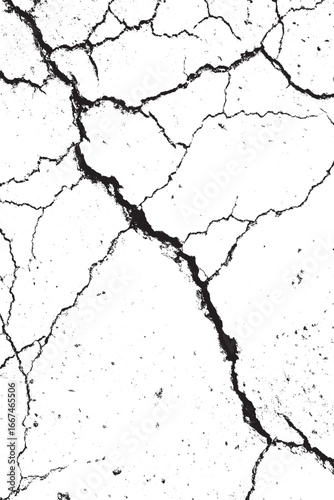 High Contrast Cracked Texture Grunge Design Abstract Background
