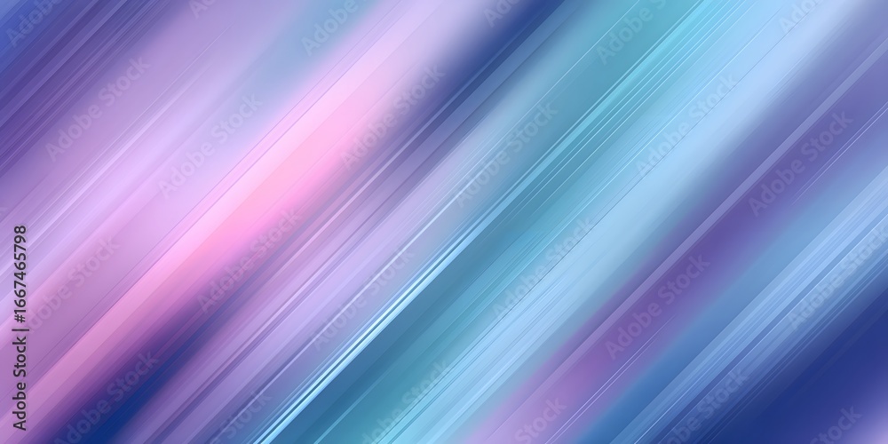 Obraz premium Blurred background in light pink and blue purple tones with diagonal lines, creating an abstract gradient effect.