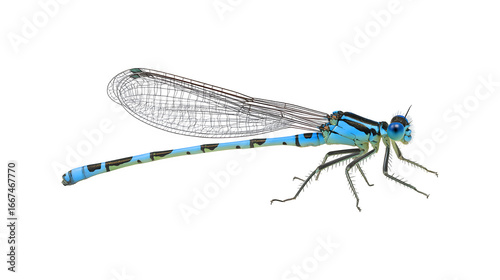 A delicate dragonfly species known for its slender body and striking coloration
