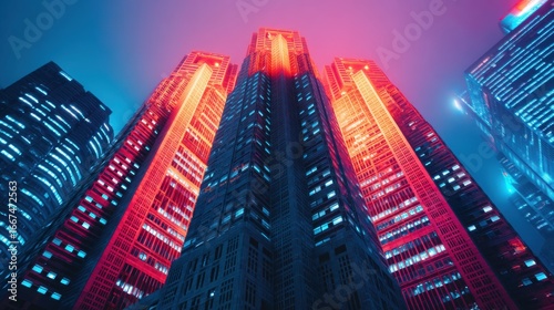 Hyper-Modern Agricultural Skyscraper Design for Self-Sustaining Urban Environments