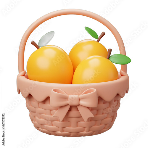 Mango Fruit Basket Hamper inside an elegant basket with decorative ribbon_background_removed.png