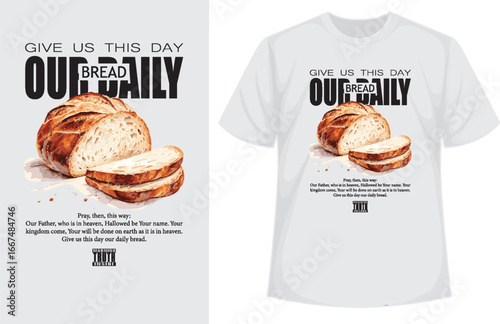 Christian bible verse t shirt design illustration vector