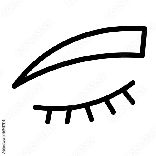 eyebrow icon for illustration