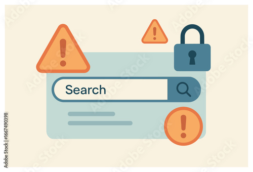 Secure search vector: protect your data with privacy alerts and online safety warnings