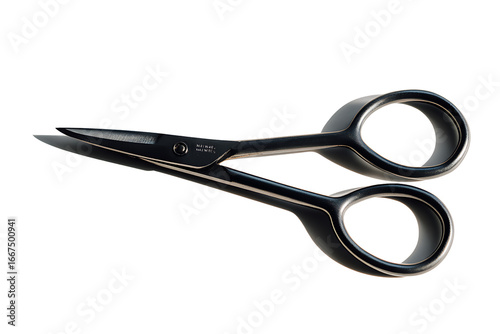 High-Quality Black Scissors with Sharp Blades Ideal for Crafting, Office, and Precision Cutting Tasks