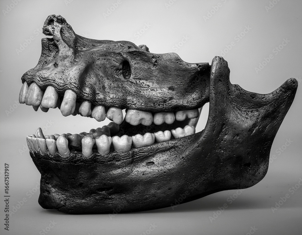 Fototapeta premium X-ray Human Teeth Anatomy