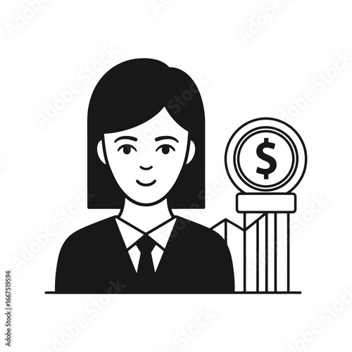 Vector art of black silhouette of a gavel striking a sounding block, symbolizing justice and legal decisions