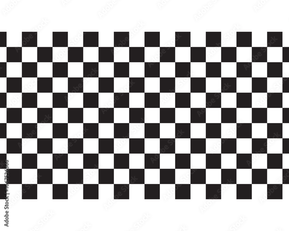 Fototapeta premium Checkered flag. Racing flag. Race.