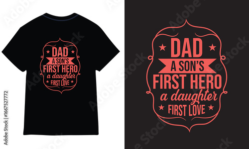 Father's Day T shirt Design.