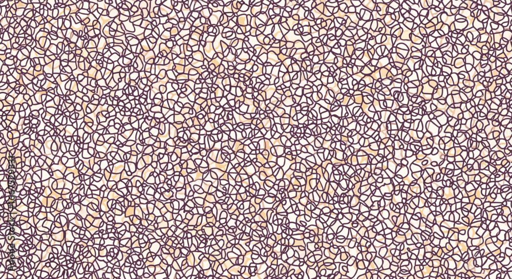 Fototapeta premium Modern abstract scribble design with organic shapes perfect for backgrounds and textiles, trendy and vibrant