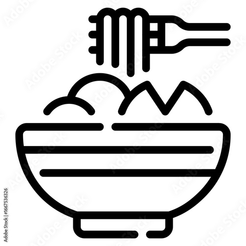 Bakso Meatball Vector Icon