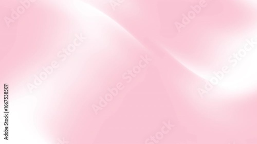Soft Pink White Waves: seamless flowing gradient background, perfect for presentations, beauty ads, and wedding visuals.