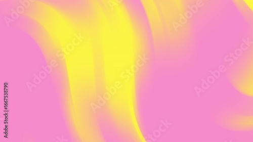 Fuchsia Pink Yellow Waves: vibrant fluid gradient background, ideal for creative projects, social media, and modern branding.