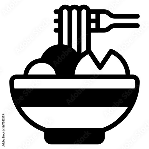 Bakso Meatball Vector Icon