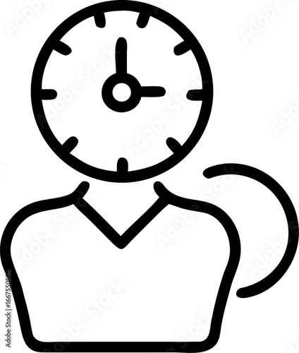 daily routine vector icon on white or transparent background. productivity icons items Stroke icon collections. Editable Stroke icon collection