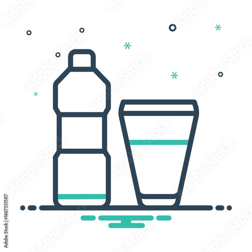 Mix icon for drink