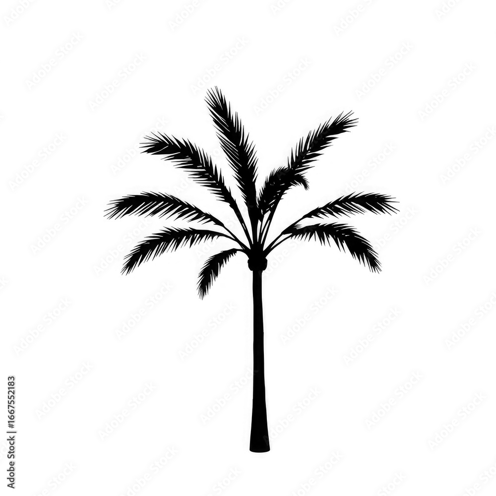 Obraz premium palm tree with transparent background PNG and JPEG image