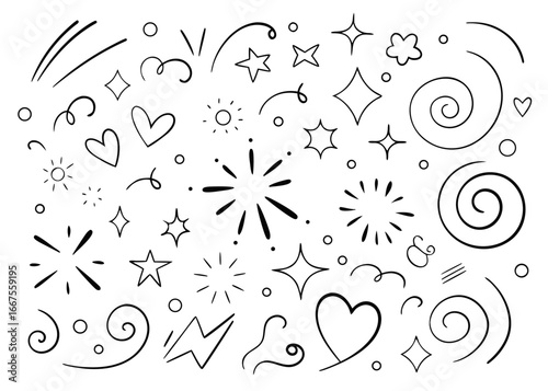 Dynamic hand drawn pencil brush crayon marker chalk texture lines abstract artistic pattern for creative design projects