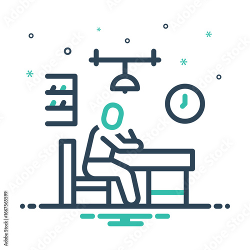 Mix  icon for exam