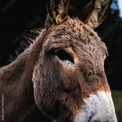 Wallpaper Mural Close-up of a donkey's head Torontodigital.ca