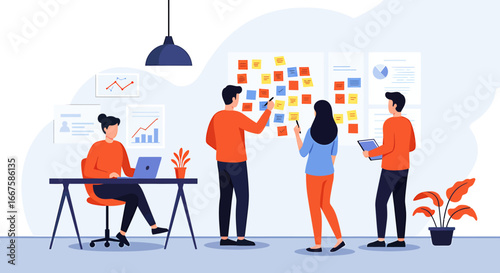 Teamwork, Collaboration, and Project Planning A Visual Guide to Agile Methodology