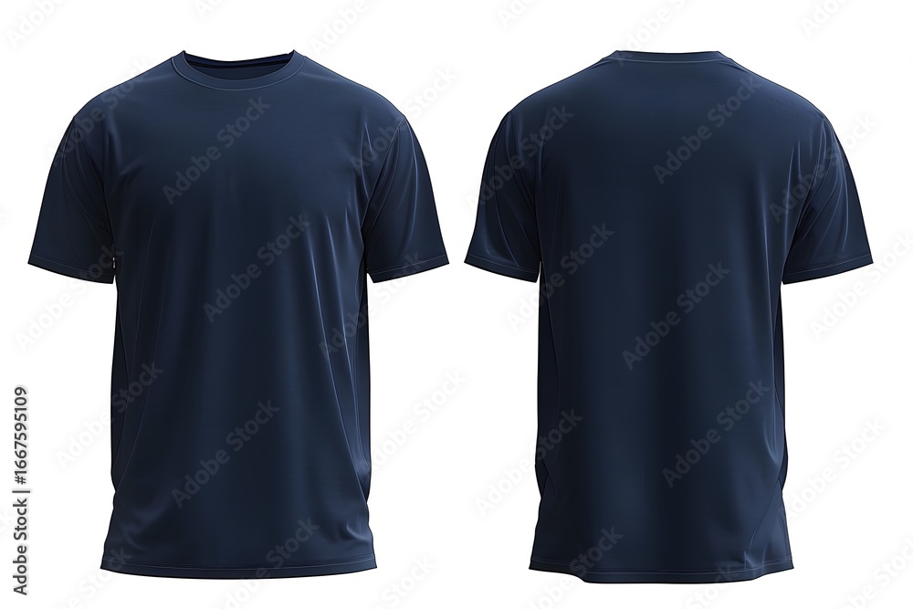 Naklejka premium 3D HQ Rendered T-shirt. With detailed and Texture. Color