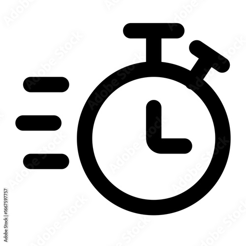 timing icon for illustration