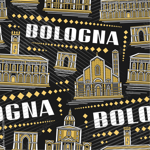 Vector Bologna Seamless Pattern