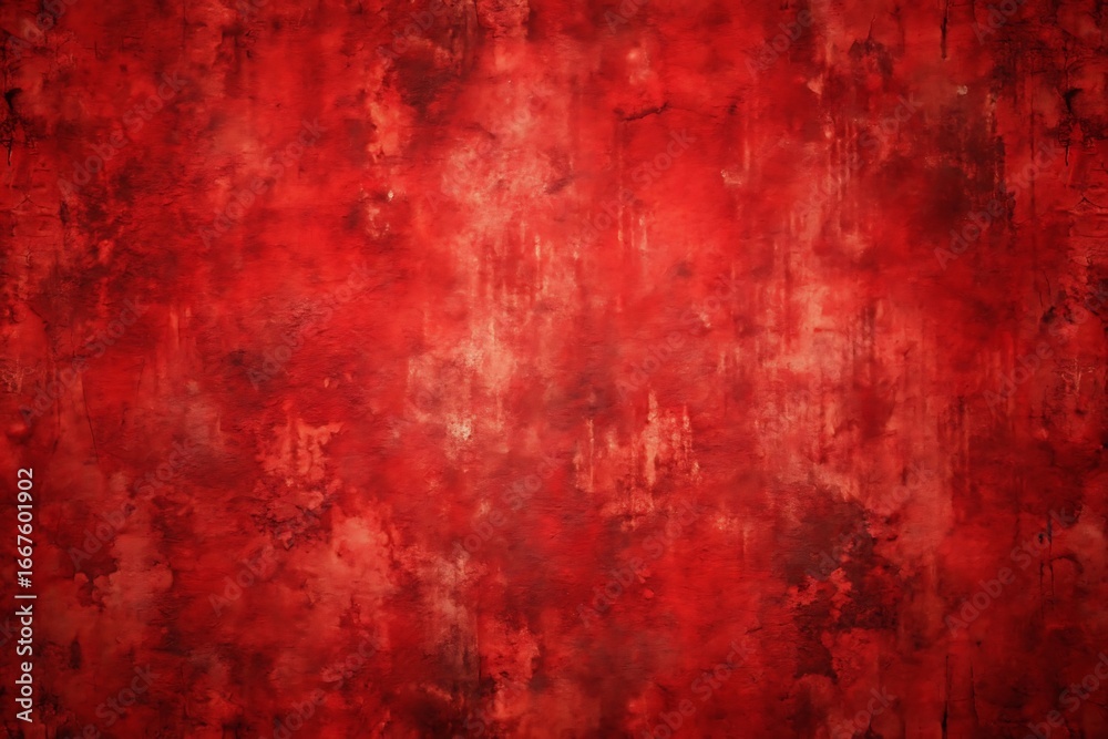 Fototapeta premium Red background with a red wall