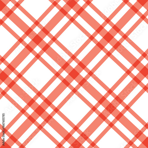  Abstract red colour plaid pattern seamless tartan check plaid diagonal pattern for skirt, tablecloth, blanket, duvet cover, or other modern fashion print..