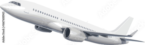 airplane on white background