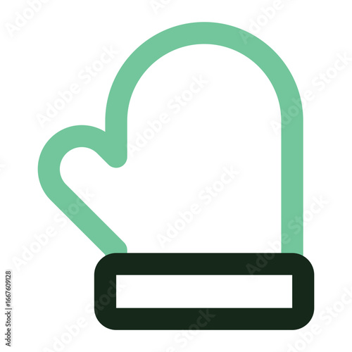gloves icon for illustration
