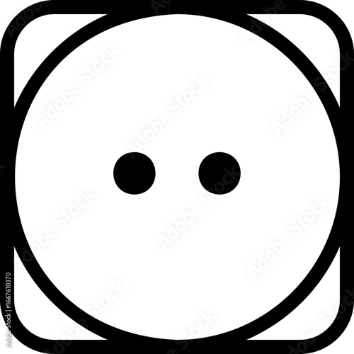 Laundry icon. Normal drying process