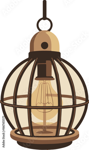 globe in cage