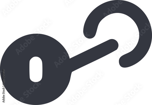 Dumbbell Icon Vector Illustration on White Background fitness gym exercise weight training