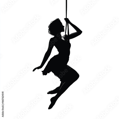 aerialist silhouette set
