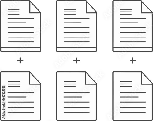 Documents summing up. Perfect for financial reports, budgeting concepts, accounting calculations, business presentations, and statistical analysis visuals.